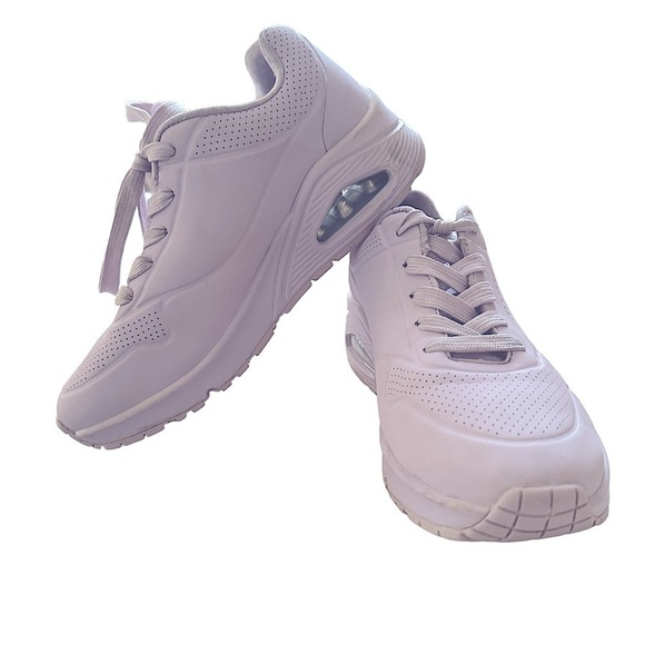 SKECHERS UNO FROSTY LILAC KICKS SIZE 3 - Picture 2 of 11